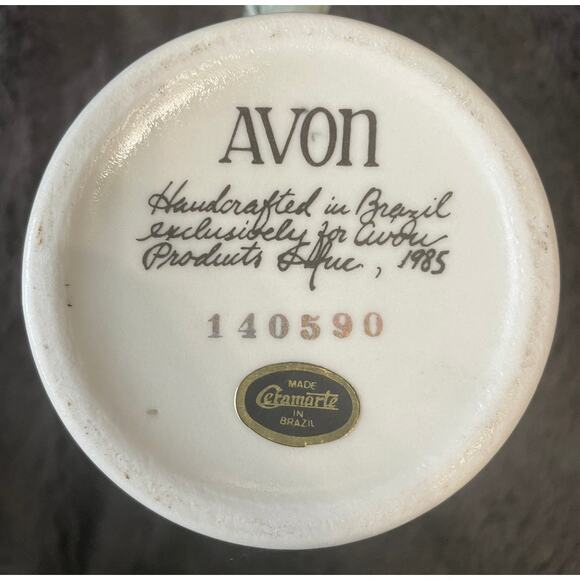 AVON 1985 VTG. Locomotive Train Miniature Beer Stein Hand Crafted In Brazil - Picture 2 of 5